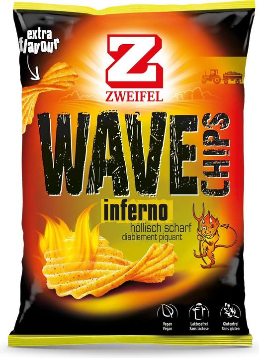 Produktbild Zweifel Chips Wave Inferno 30g (600 g)