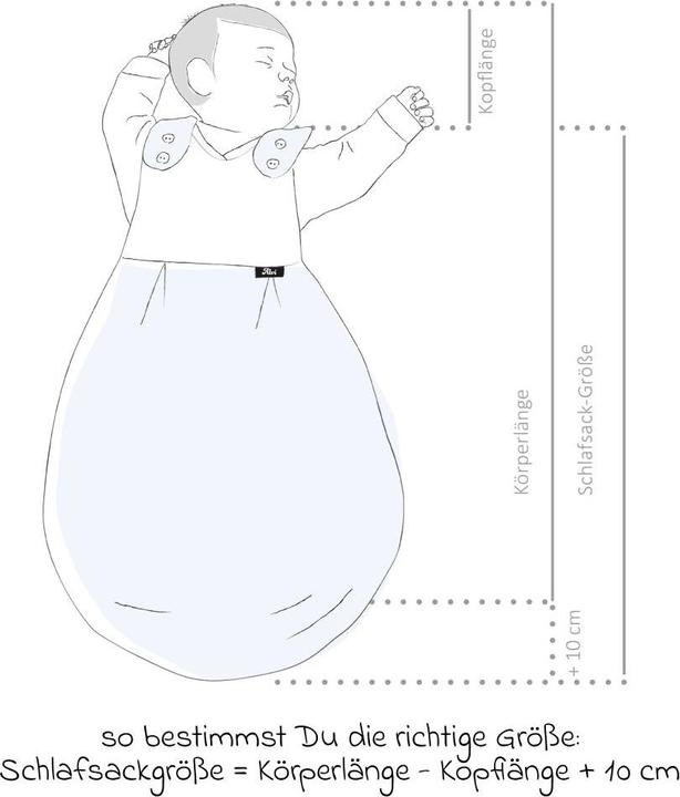 Produktbild Alvi Schlafsäcke Baby-Mäxchen 3-tlg. - Pretty - Gr. 68/74 (2.5 TOG)