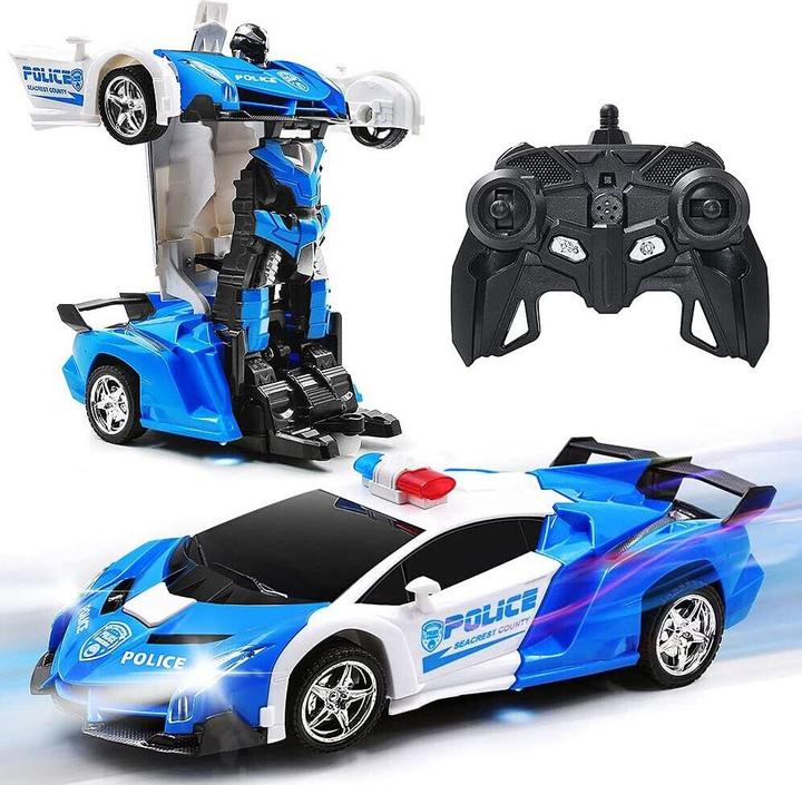 Produktbild Cbx RC Polizeiauto 2 in 1 Auto und Roboter