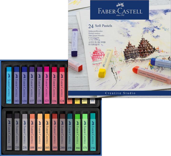 Produktbild Faber-Castell Softpastellkreide (Mehrfarbig, 24 x)