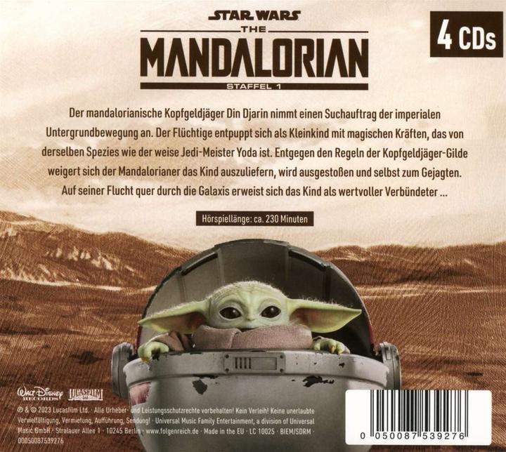 Image du produit The Mandalorian - Saison 1 (Orig Hörspiel TV-Serie) (Allemand)