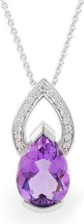 Image du produit Breuning PENDENTIF - E.AMETHYST/Brill. 0,128 Ct. H/si (585, - Or)