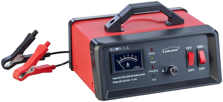 Produktbild Lescars Profi-Kfz-Batterieladegerät für Pkw & Lkw (24V, 12V, 15 A)