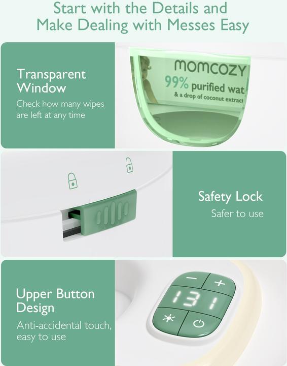 Actual product image Momcozy Baby Wipe Warmer