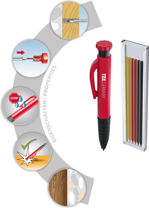 Actual product image Tox Deep hole marker with easyMarx replacement leads (1 pcs.)