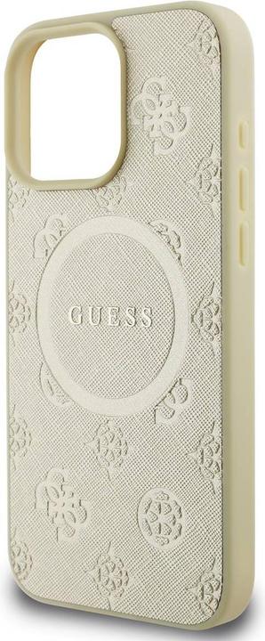 Immagine prodotto Guess GUHMP16XPSAPSMED iPhone 16 Pro Max 6.9" złoty/oro HC MagSafe Safiano Peony Classic Logo (Apple iPhone 16 Pro Max)