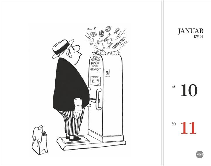 Produktbild Loriot Tagesabreisskalender 2026 (14 x 11 cm, Deutsch)