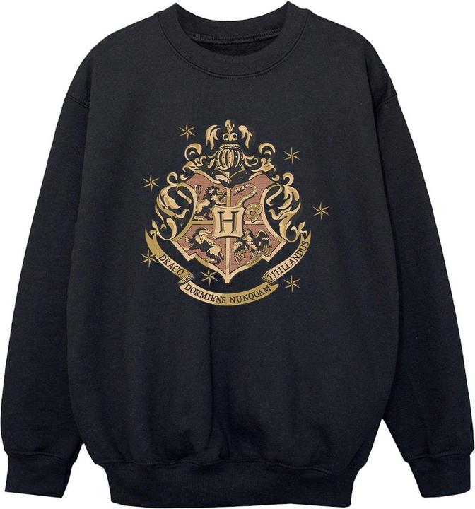 Gold Hogwart Crest Sweatshirt Jungen