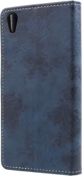 Actual product image MU Classic Vintage look leather book cover (Xperia XA1 Plus)