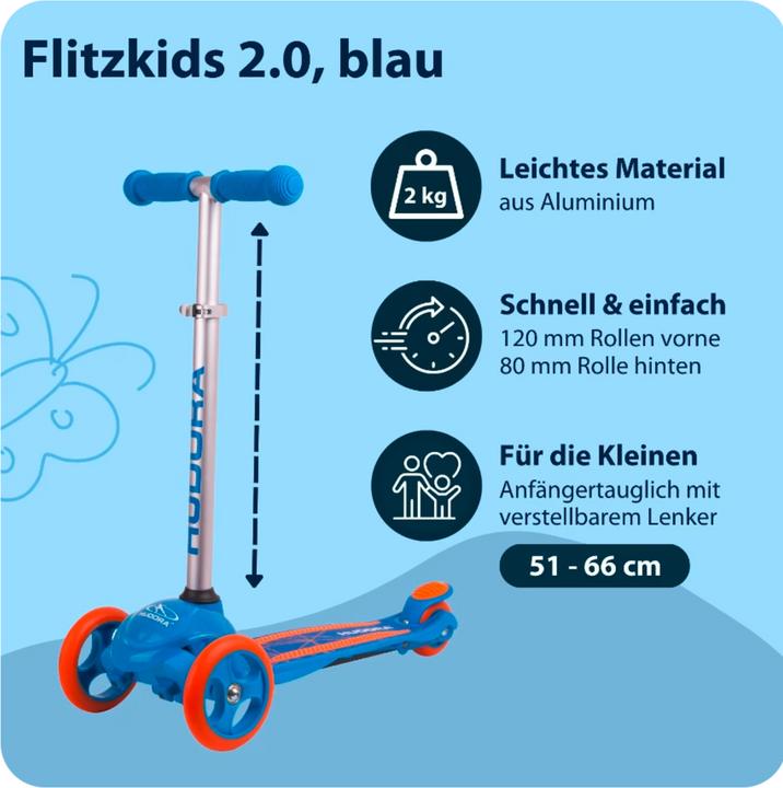 Actual product image Hudora Flitzkids 2.0