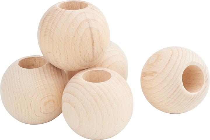 Produktbild VBS Holzkugeln mit grosser Bohrung "Ø 50 mm"
