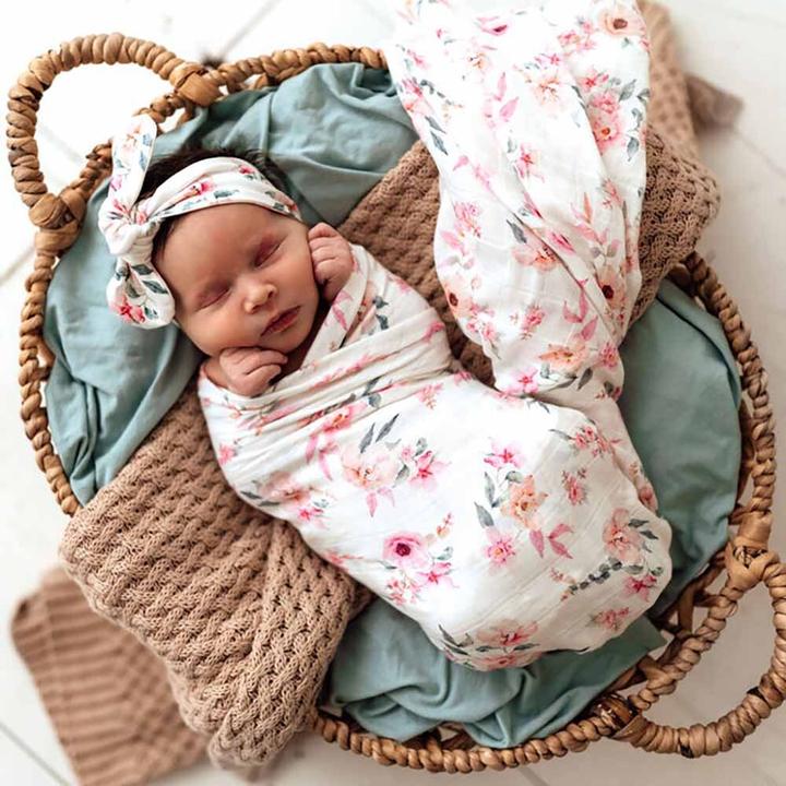 Actual product image Snuggle Hunny Multi-use swaddle - Camille (120 cm, 120 cm)