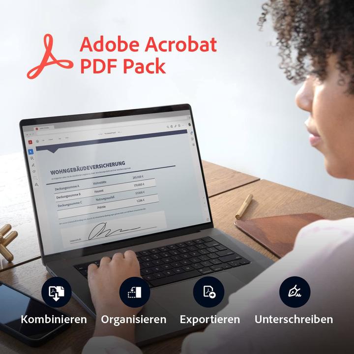 Image du produit Adobe Acrobat PDF Pack (1 Utilisateur, 12 mois)