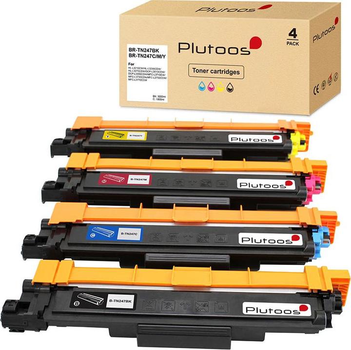 Actual product image Plutoos TN-247/TN-243 (M, C, Y, FC)