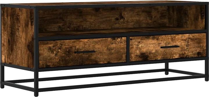 Produktbild VidaXL TV Schrank Lowboard Fernsehschrank Fernsehtisch TV Möbel Räuchereiche (100 x 34.5 x 40 cm)