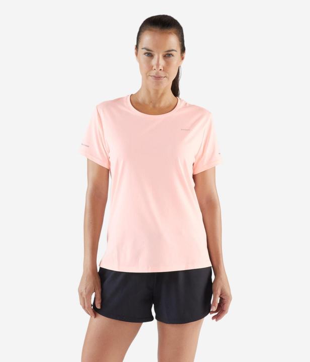 Kiprun Laufshirt kurzarm Damen atmungsaktiv - Run 500 Dry rosa (S)