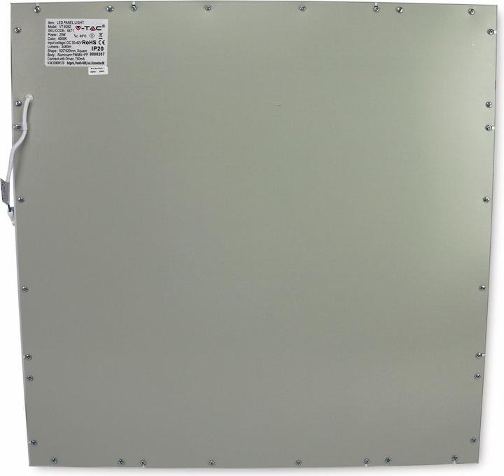 Produktbild V-TAC LED-Panel HIGH LUMEN, EEK: E, 29 W, 3480 lm, 4000K (3480 lm)