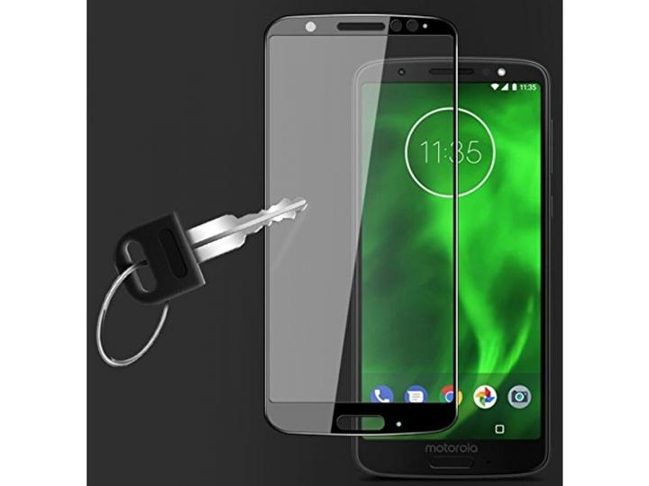 Produktbild Screenguard Motorola Moto G6 Plus Full Screen Panzerglas Schutzfolie 2.5D 9H (1 Stück, Motorola Moto G6 Plus)