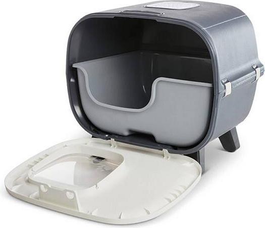 Actual product image Savic Mira de luxe botanical green (Cat litter box closed)