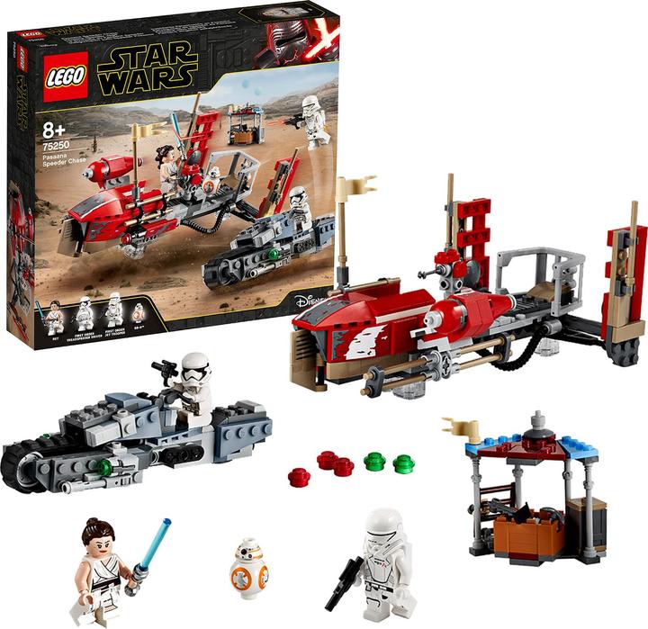 Image du produit LEGO La course-poursuite en speeder sur Pasaana (75250, LEGO Star Wars)