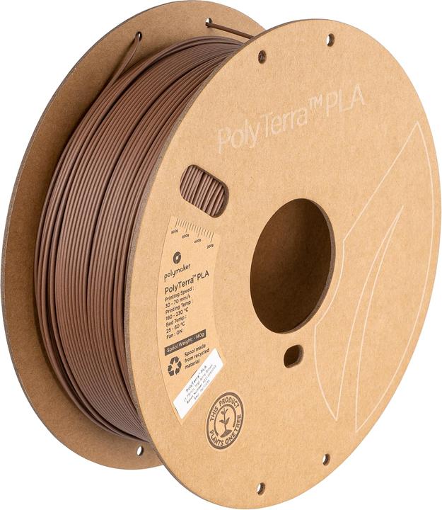 Polymaker PolyTerra PLA - Army Brown - 1.75mm (PLA, 1.75 mm, 1000 g, Brown)