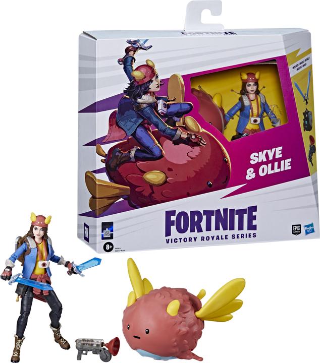 Actual product image Fortnite Hasbro Victory Royale Series Skye and Ollie 15cm Collectable Action Figures with Acce