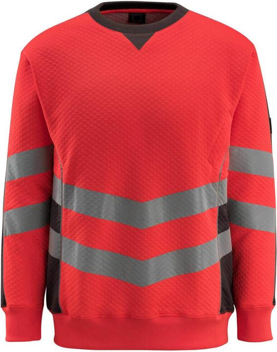 Actual product image Mascot unisex high-visibility long-sleeved shirt Wigton red, dark anthracite size 4XL (4XL)