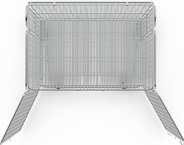 Actual product image kaiserkraft Roll container with double door (500 kg)