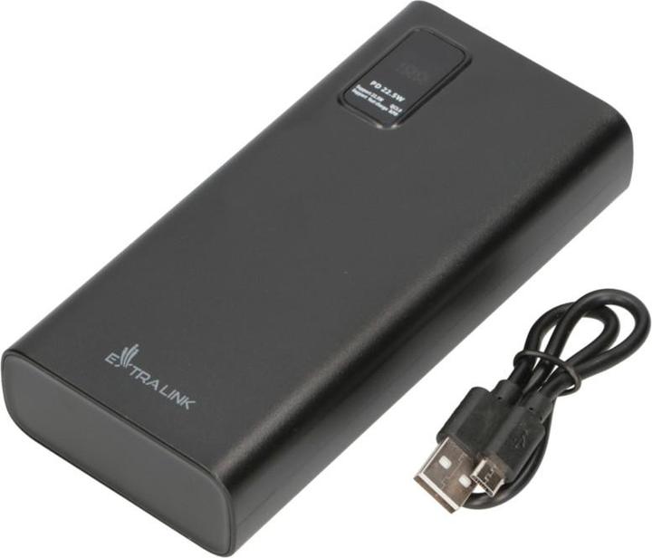 Produktbild Extralink EX.19508 power bank Lithium Polymer (LiPo) Black (20000 mAh, 74 Wh)