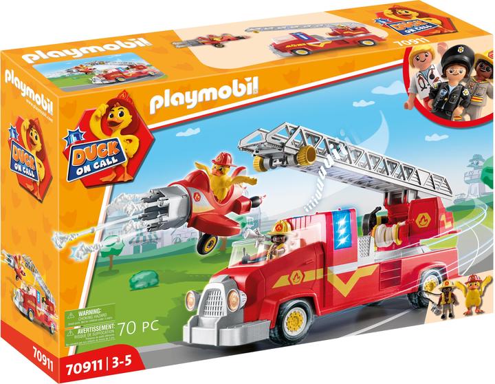 Actual product image Playmobil Fire truck (70911, Playmobil Duck On Call)
