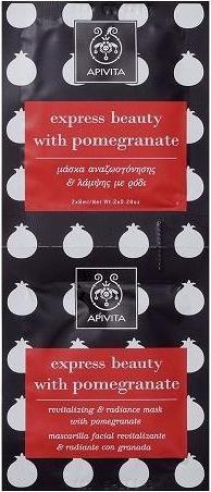 Actual product image Apivita Pomegranate Face Mask 2*8ml (16 ml)