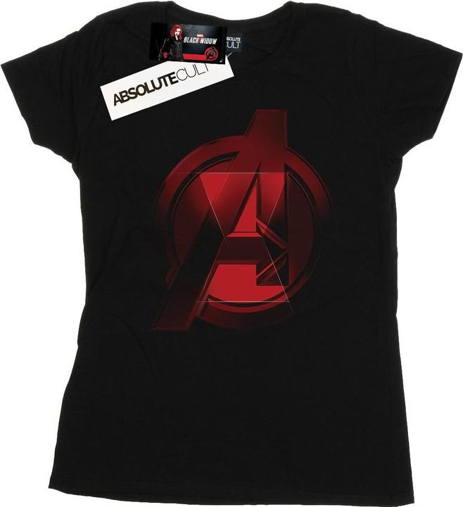 Black Widow Film Avengers Logo Baumwolle TShirt