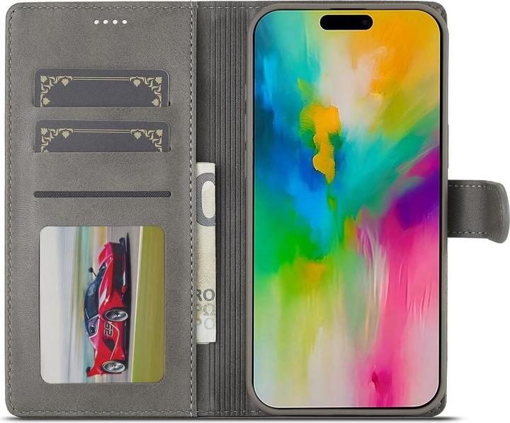 Actual product image Cover-Discount iPhone 16 - LC.IMEEKE leather case cover (Apple iPhone 16)