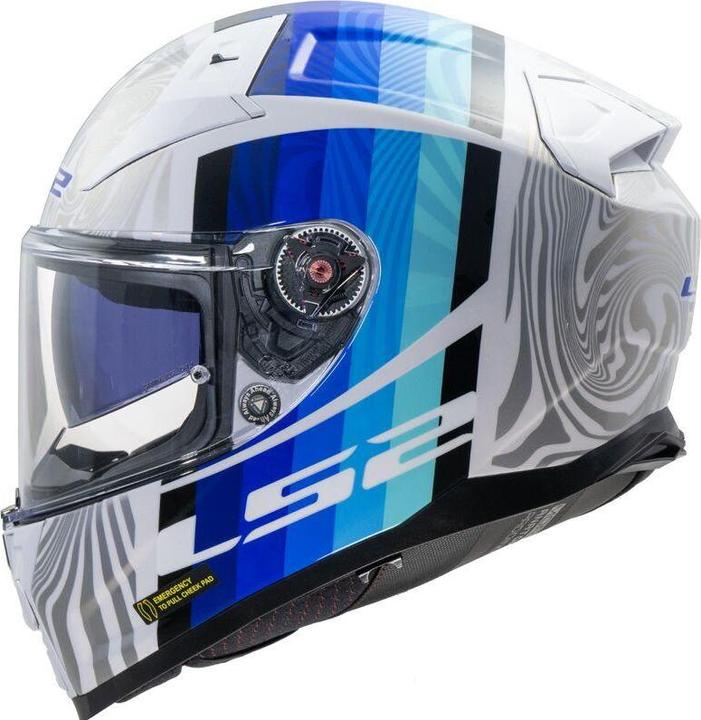 Produktbild LS2 FF811 VECTOR II FREEDOM Integralhelm weiss-silber 3XL (3XL)