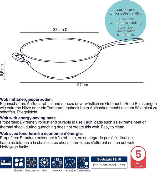 Image du produit Kela Wok Flavoria (Wok, Acier inoxydable)