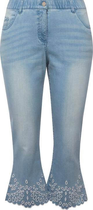 Produktbild Ulla Popken 7/8-Jeans Marie, Stickerei, Schlaghose, ausgestellt (50)