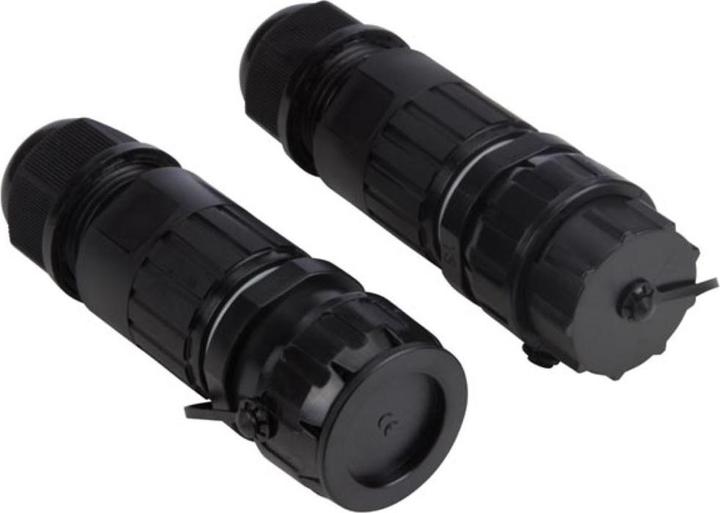 Actual product image Velleman 4P CABLE MOUNT - WATERPROOF IP68 - 16A 230V M+ F (1 set)
