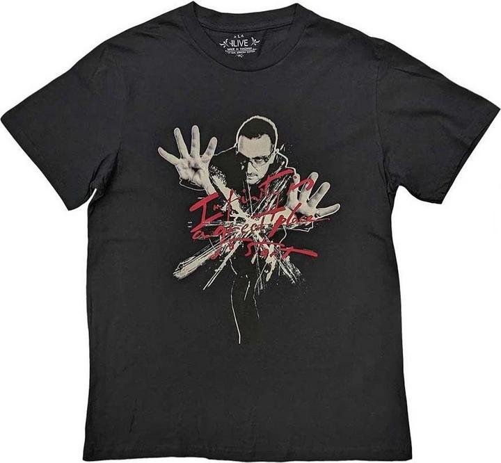 Actual product image U2 Unisex Adult 360 Degree Tour 2009 Infinity Back Print T-Shirt (L)