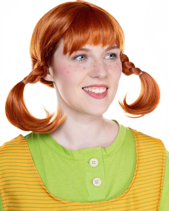 Actual product image Maskworld Pippi Langstrumpf Perücke - Fasching Kostüm Perücke