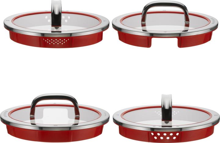 Produktbild WMF Bratentopf FUNCTION 4 Platin (24 cm, Bräter + Schmortopf, Edelstahl)