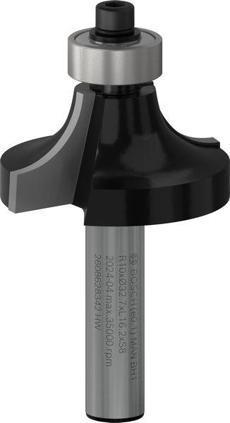Actual product image Bosch Professional Zubehör Rounding cutter 8 mm, R1 10 mm, L