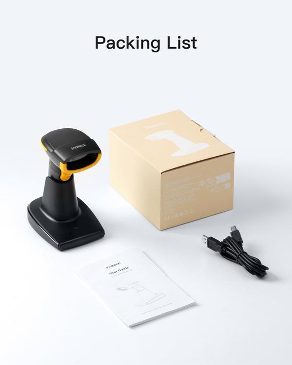 Produktbild Inateck Barcodescanner 54 black (BCST-54 black) (2D-Barcodes, 1D-Barcodes)