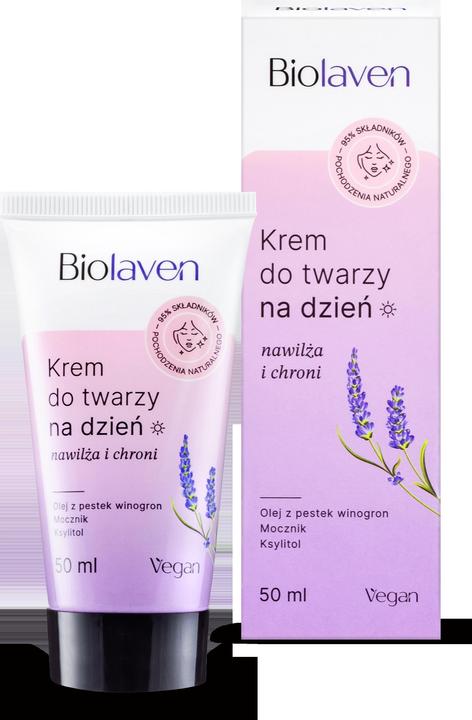 Produktbild Biolaven Moisturizing & Protective Day Face Cream Grape Seed Oil & Lavender Oil 50Ml (50 ml)
