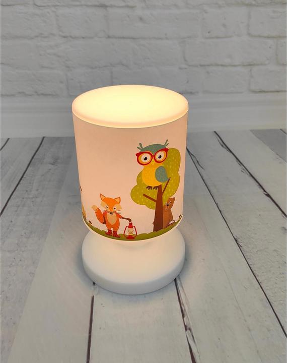 Produktbild Niermann Stand By Niermann Waldtiere LED Akku-Tischleuchte Warmweiss 1,5W IP44 Weiss, Multicolor