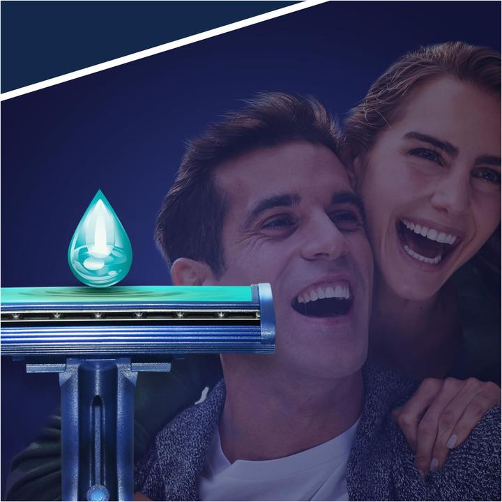Actual product image Gillette Disposable razor Blue II Plus 5er