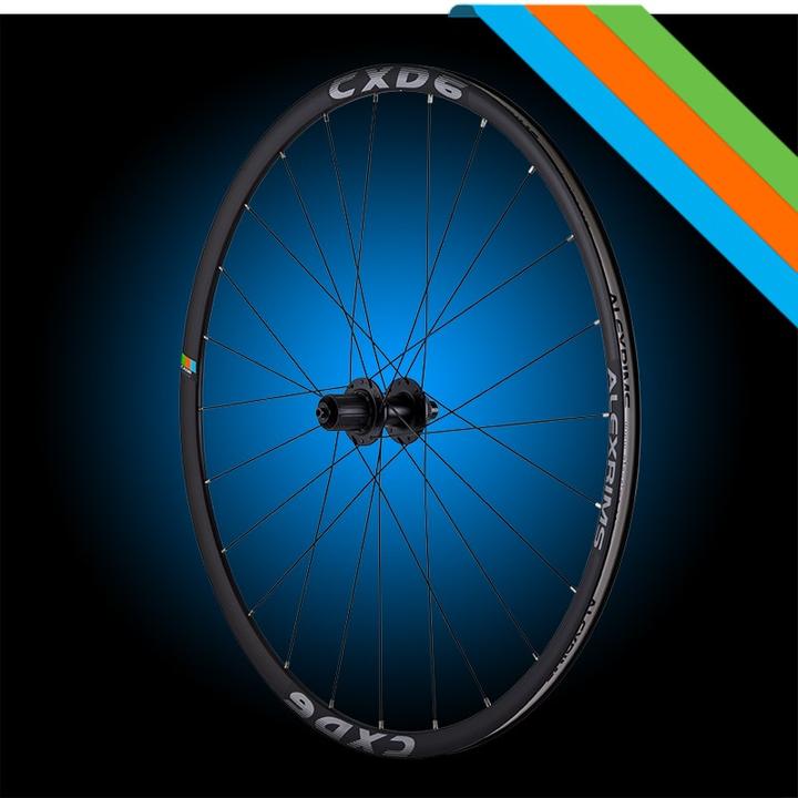 Alexrims CXD6, 700C, Stożek 24 mm, tubeless fertig, Disc -Mangel ist, starr F12X100/R12X142, Gewicht (Laufradsatz, 28")