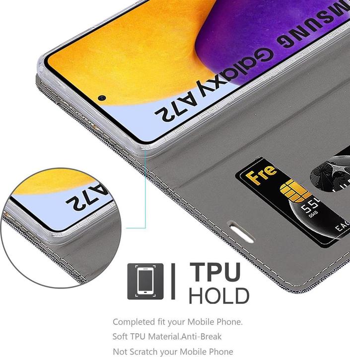 Actual product image Cadorabo Book Jeans Optics Cover (Samsung Galaxy A72 5G)