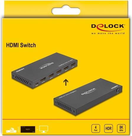 Immagine prodotto Delock Commutatore HDMI 4 x HDMI in a 1 x HD
