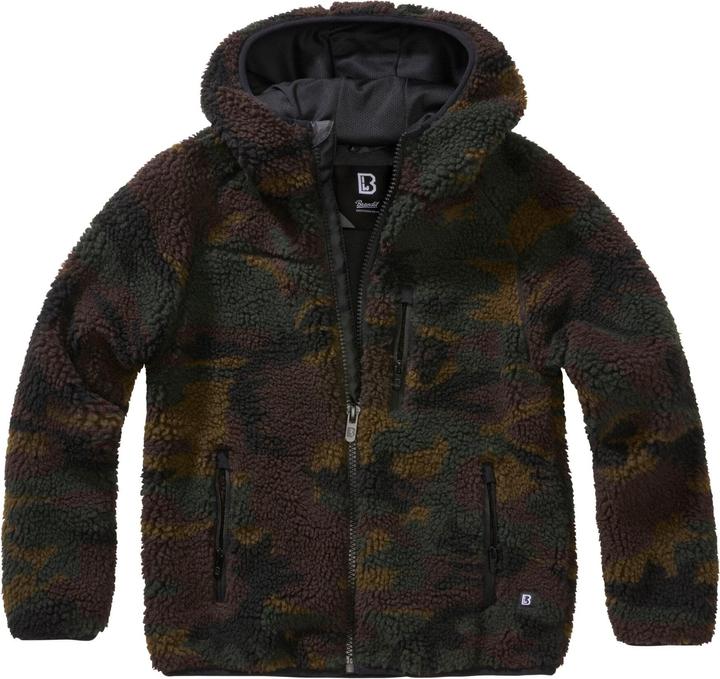 Immagine prodotto Brandit Bambini Teddy Fleece Jacket Hood - 16231 (158, 164)