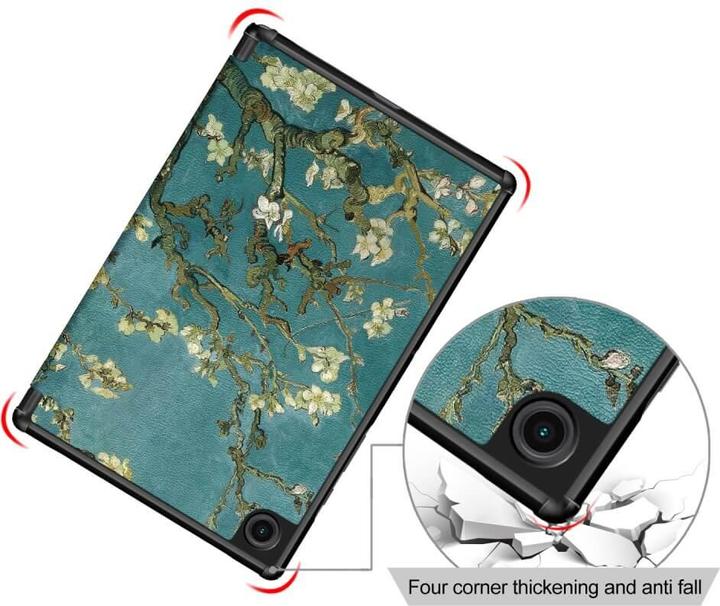 Actual product image Cover-Discount Galaxy Tab A7 Lite - Tri-fold Smart Case Blossoms (Galaxy Tab A7 Lite)